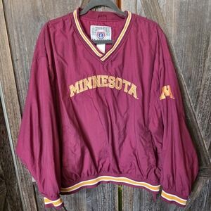 Genuine Stuff Collegiate Jacket Adult Size XL Minnesota Gophers Vintage Pullover